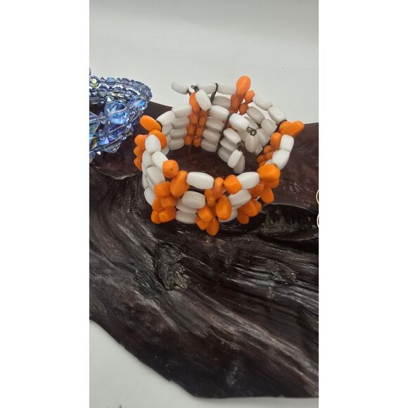 Vintage to Now One Size Stretch & Wrap Bracelet Lot ( 4 )  Rhinstone Bling - Picture 8 of 15